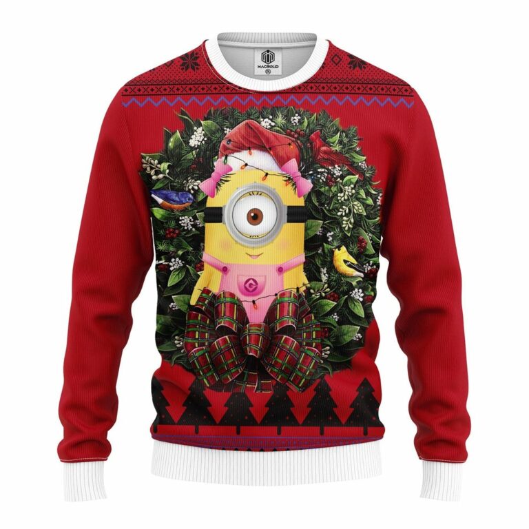 Minion Girl Despicable Me Noel Mc Ugly Christmas Sweatshirt