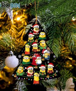 Minions Cute Christmas Tree Christmas Ornament Minions Cute Christmas Tree Christmas Ornament