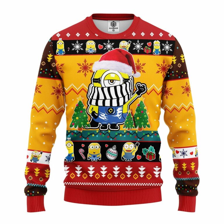 Minions Ugly Christmas Sweatshirt Yellow