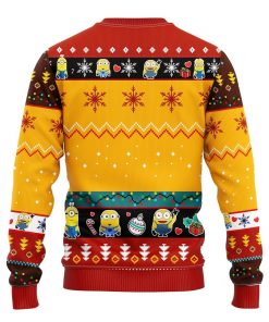 Minions Ugly Christmas Sweatshirt Yellow
