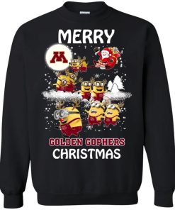 minnesota golden gophers minion ugly christmas sweater 4 KTGkC