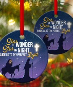Miracle Christian Circle Ornament Star Of Wonder Guide Us to Thy Perfect Light Miracle Christian Circle Ornament Star Of Wonder Guide Us to Thy Perfect Light