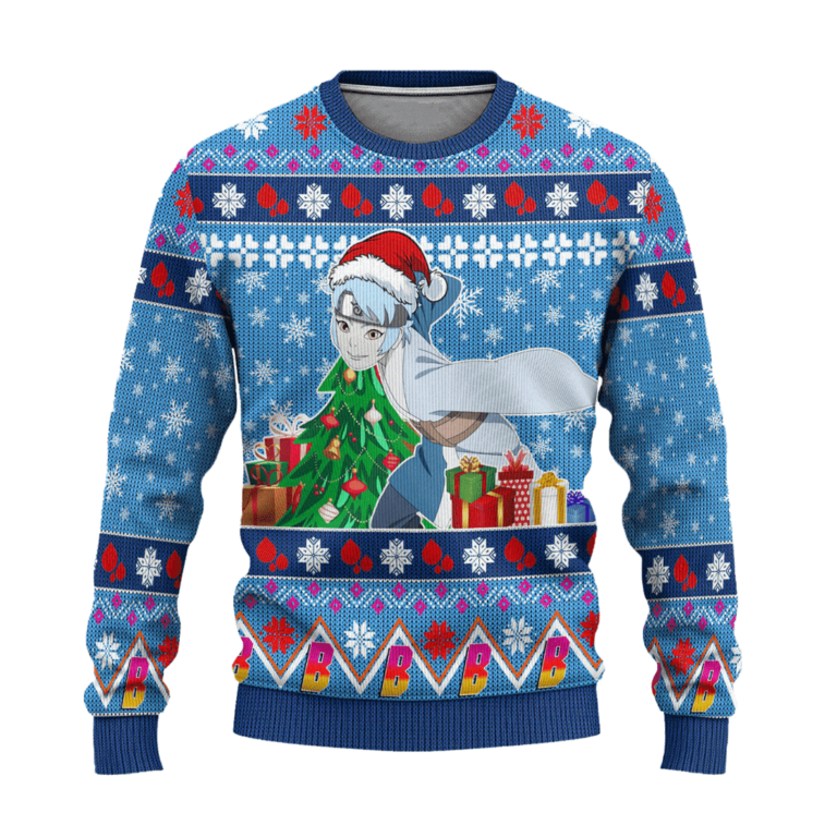Mitsuki Anime Ugly Christmas Sweatshirt Custom Boruto Xmas Gift