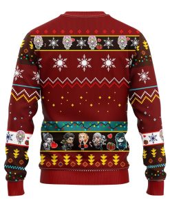 Mitsuri Kanroji Demon Slayer Anime Ugly Christmas Sweatshirt Red