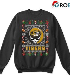 Mizzou Tigers X Grateful Dead Christmas Ugly Sweatshirt