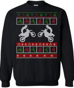 motor biker ugly christmas sweater sweatshirt 1 lp7vo