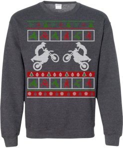 Motor Biker Ugly Christmas Sweater Sweatshirt