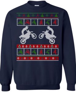 motor biker ugly christmas sweater sweatshirt 3 M0kbj