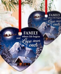 Must-Have Christmas Heart Ornament Meaning Of Family Must-Have Christmas Heart Ornament Meaning Of Family