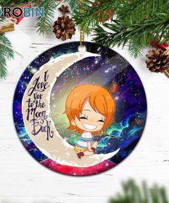 Nami One Piece Love You To The Moon Galaxy Ornament – Christmas Decorations Nami One Piece Love You To The Moon Galaxy Ornament – Christmas Decorations