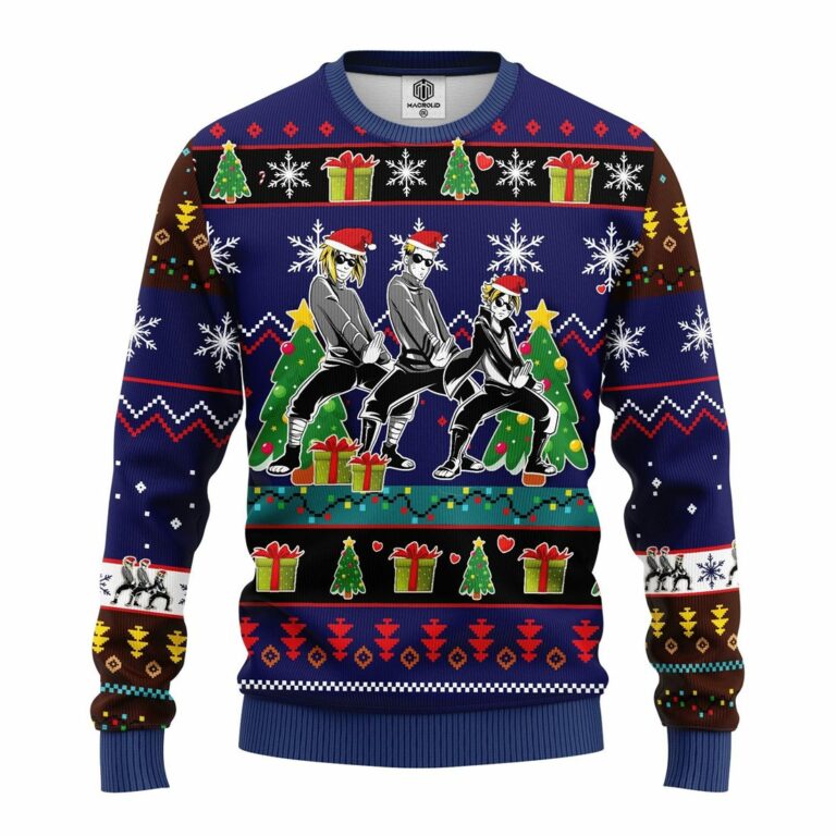 Naruto Boruto Minato Funny Ugly Christmas Sweater