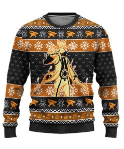 naruto kurama nine tails anime ugly christmas sweater xmas gift 1 vrenas