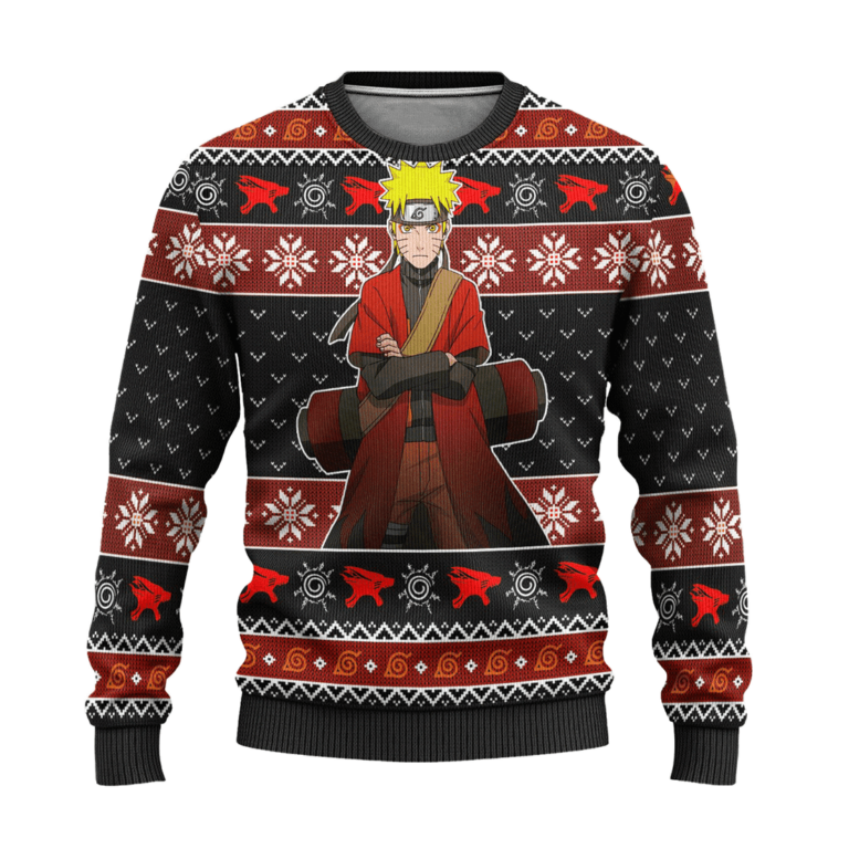 Naruto Sage Mode Anime Ugly Christmas Sweatshirt Xmas Gift