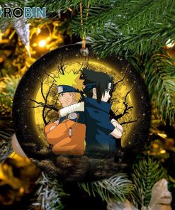 naruto sasuke moonlight circle ornament christmas decorations 1 dtxpgm