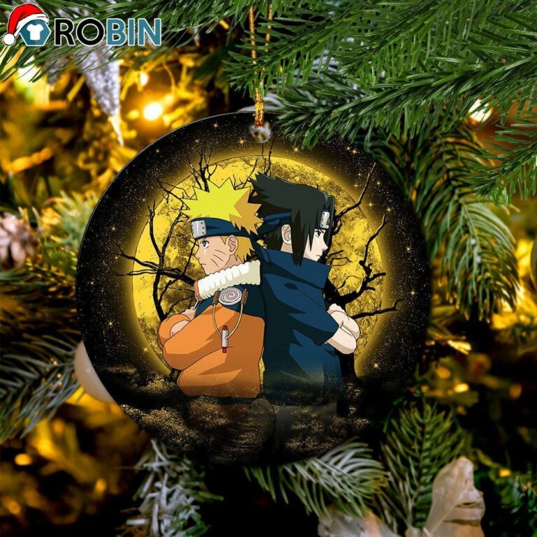Naruto Sasuke Moonlight Circle Ornament – Christmas Decorations