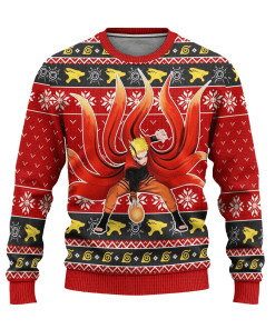 naruto uzumaki anime ugly christmas sweatshirt baryon mode xmas gift 1 2BN3f