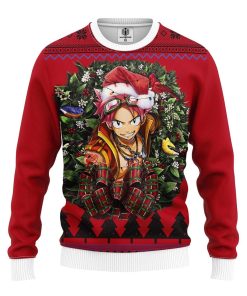 Natsu Drageel Cool Fairy Tail Noel Mc Ugly Christmas Sweater