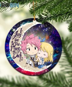 natsu fairy tail anime love you to the moon galaxy christmas ornament 1 pjl3s1