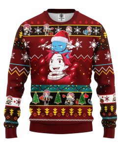 natsu fairy tail anime ugly christmas sweatshirt 1 rq93fm