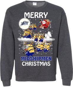 navy midshipmen minion ugly christmas sweater 1 Hc7Zu