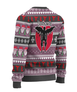 Near Anime Ugly Christmas Sweatshirt Custom Death Note Xmas Gift