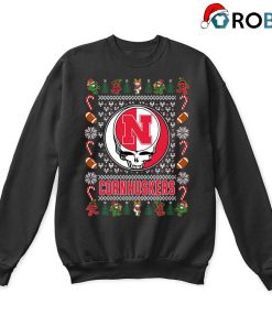 Nebraska Cornhuskers X Grateful Dead Ugly Christmas Sweatshirt