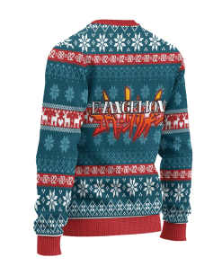 Neon Genesis Evangelion Anime Ugly Christmas Sweater Custom Xmas Gift