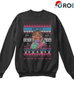 Nerf This Chibi Dva Ugly Christmas Sweatshirts