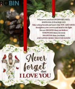 Never Forget That I Love You – Stunning Cross Ornament