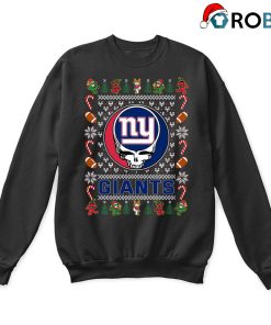New York Giants X Grateful Dead Ugly Christmas Sweatshirt