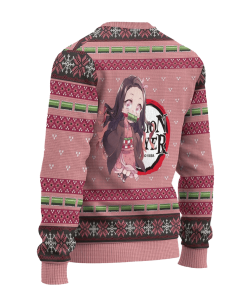 Nezuko Demon Slayer Anime Ugly Christmas Sweater Xmas Gift Nezuko Demon Slayer Anime Ugly Christmas Sweater Xmas Gift
