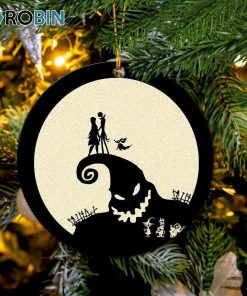 nightmare before christmas circle ornament christmas decorations 1 gf3hlz