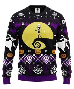 nightmare before xmas ugly christmas sweatshirt 1 BIRJK