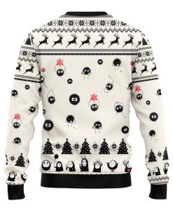 No Face White Ugly Christmas Sweatshirt