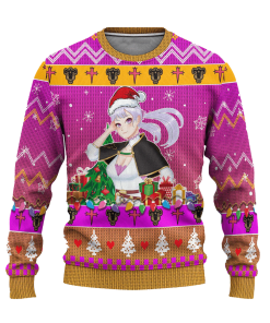 noelle silva anime ugly christmas sweatshirt black clover xmas gift 1 k2LKh