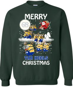 North Carolina Tar Heels Minion Ugly Christmas Sweater