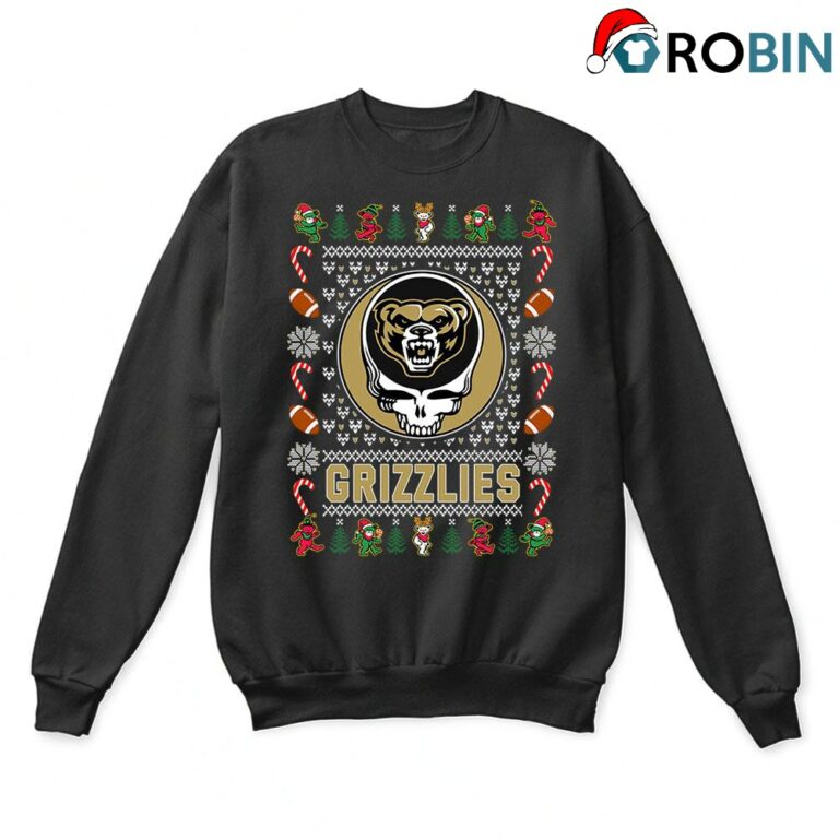 Oakland Golden Grizzlies X Grateful Dead Christmas Ugly Sweatshirt
