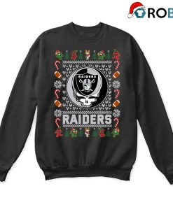 Oakland Raiders X Grateful Dead Christmas Ugly Sweatshirt
