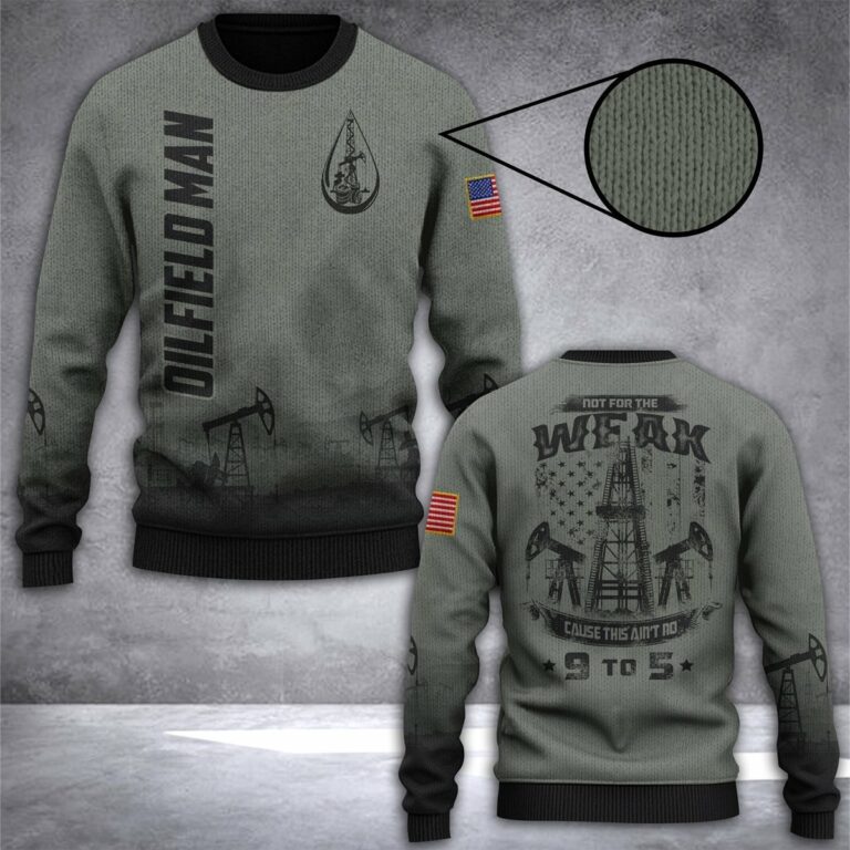 Oilfield Man Christmas Ugly Sweatshirt, Sweater