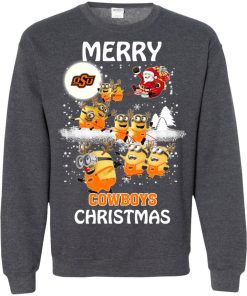 okalahoma state cowboys minion ugly christmas sweater 1 fUf7N