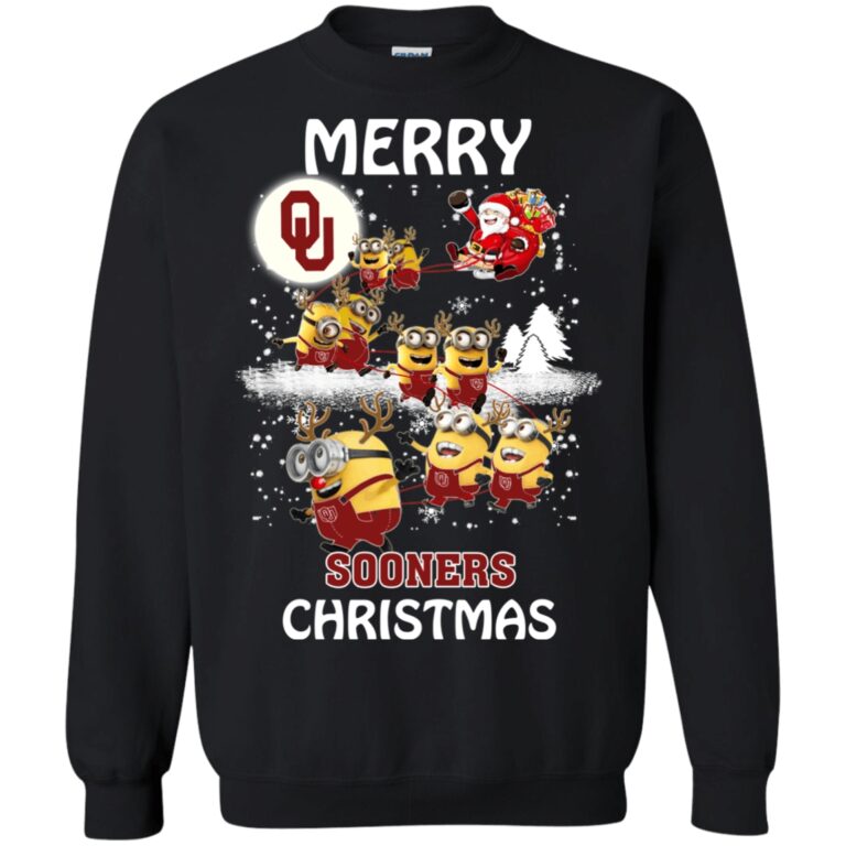 Oklahoma Sooners Minion Ugly Christmas Sweater