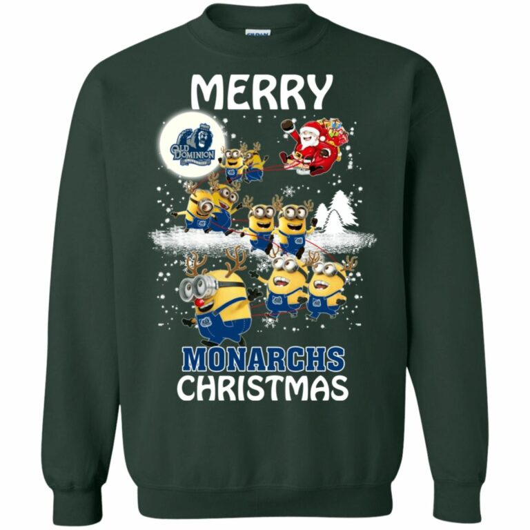Old Dominion Monarchs Minion Ugly Christmas Sweater