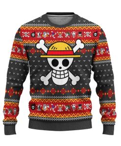 one piece anime ugly christmas sweater symbol xmas gift 1 nbjiys