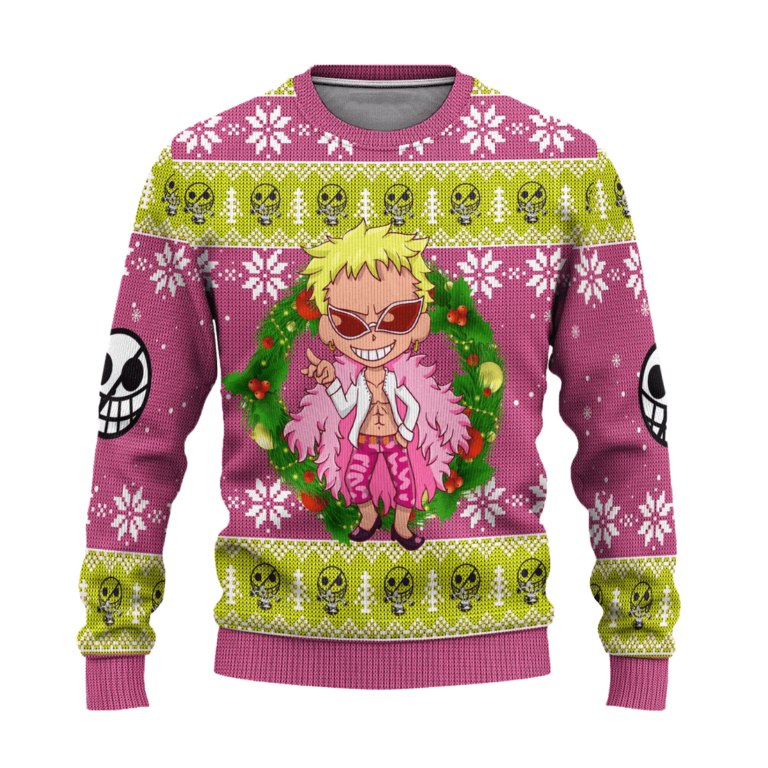 One Piece – Donquixote Anime Ugly Christmas Sweatshirt Xmas Gift
