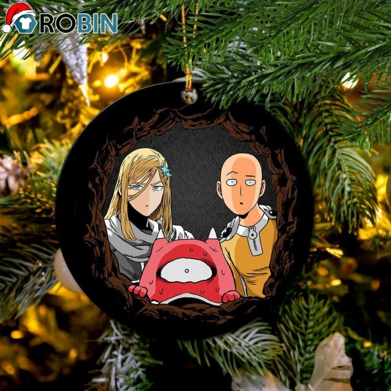 One Punch Man Christmas Ornament