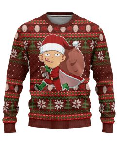 one punch man ugly christmas sweatshirt anime xmas gift 1 ge7ifr