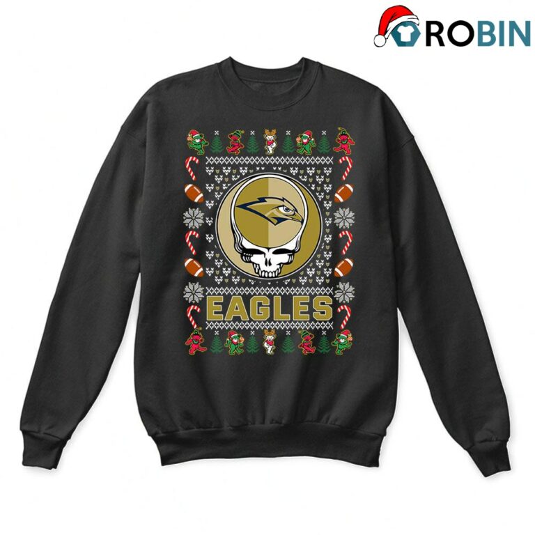 Oral Roberts Golden Eagles X Grateful Dead Christmas Ugly Sweatshirt