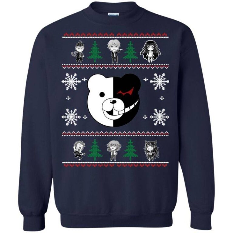 Order High Quality Danganronpa Ugly Christmas Sweaters Merry Christmas Sweatshirt