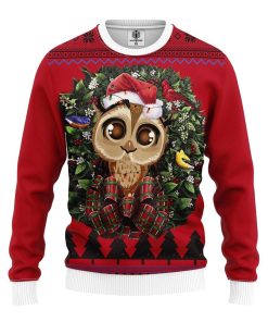 Owl Noel Mc Ugly Christmas Sweatshirt