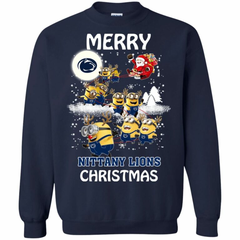 Penn State Nittany Lions Minion Ugly Christmas Sweater